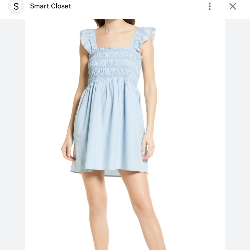 NWT French Connection Isla Poplin Mini Dress | Small